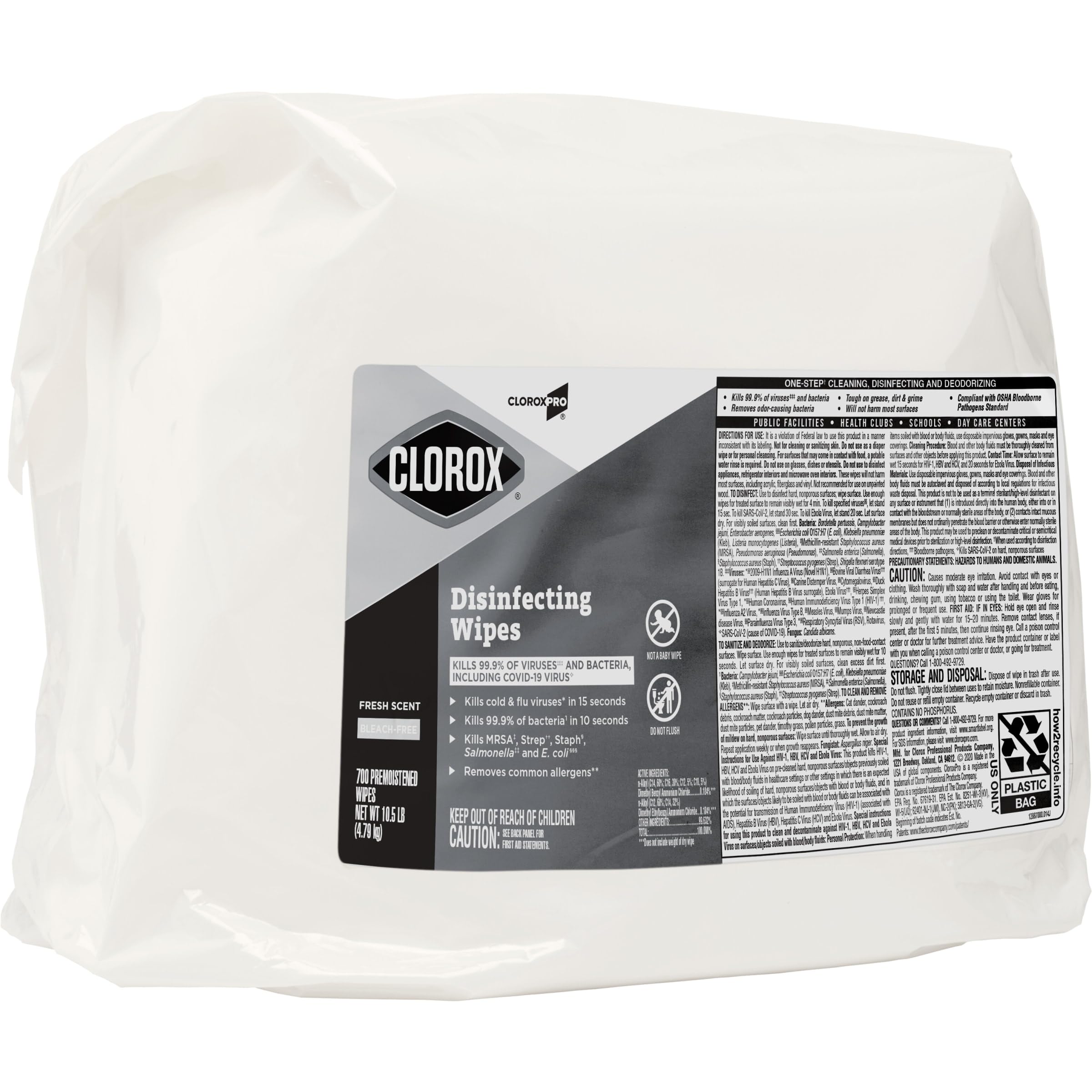 CloroxPro wipes for faucets and handles