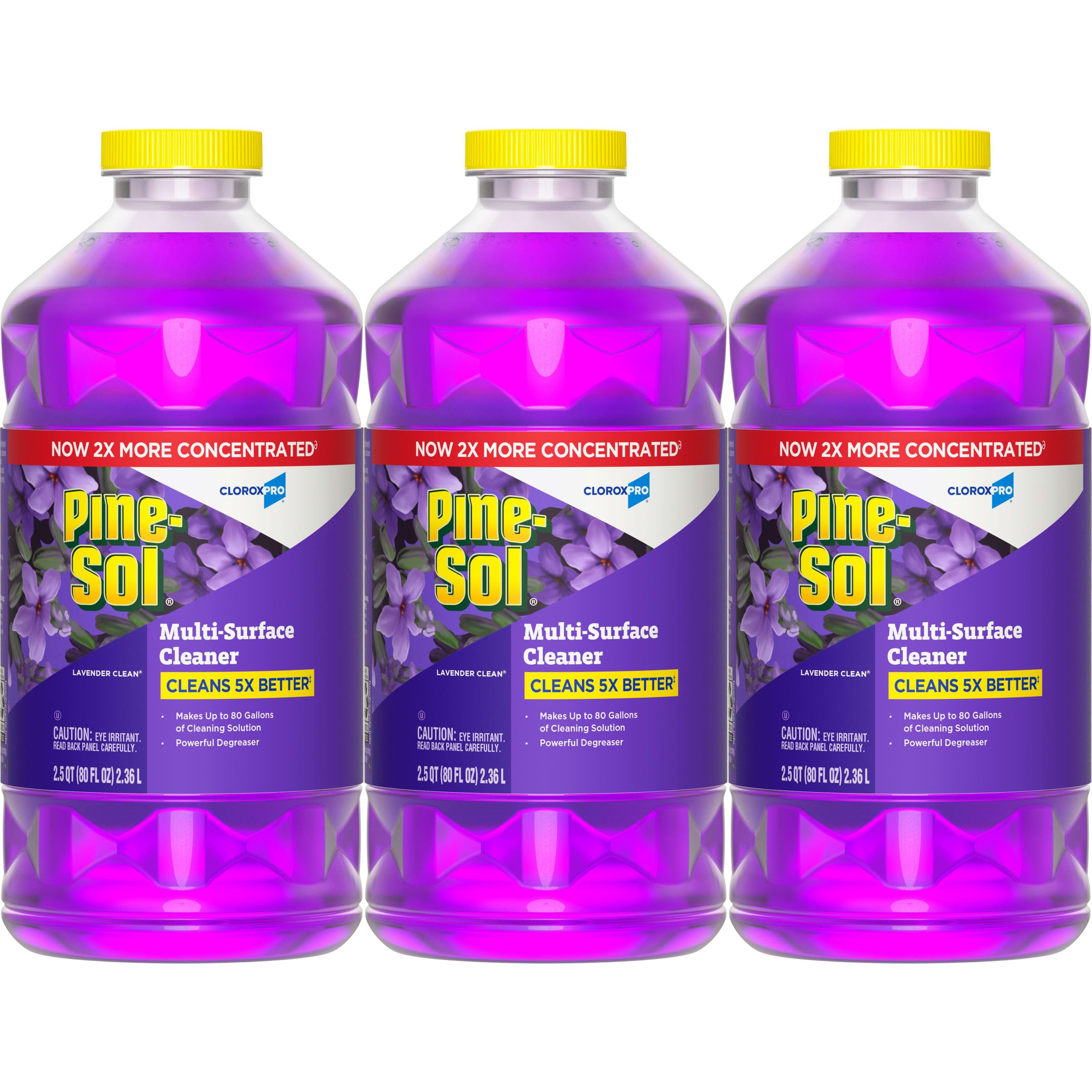 CloroxPro Pine-Sol Lavender bottle for all-surface cleaning.