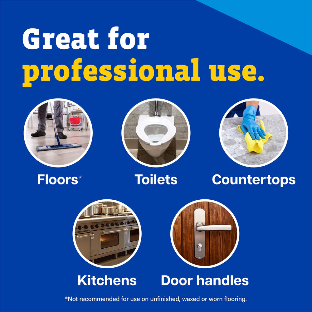 Office or classroom cleaning with Pine-Sol Lavender Clean in use