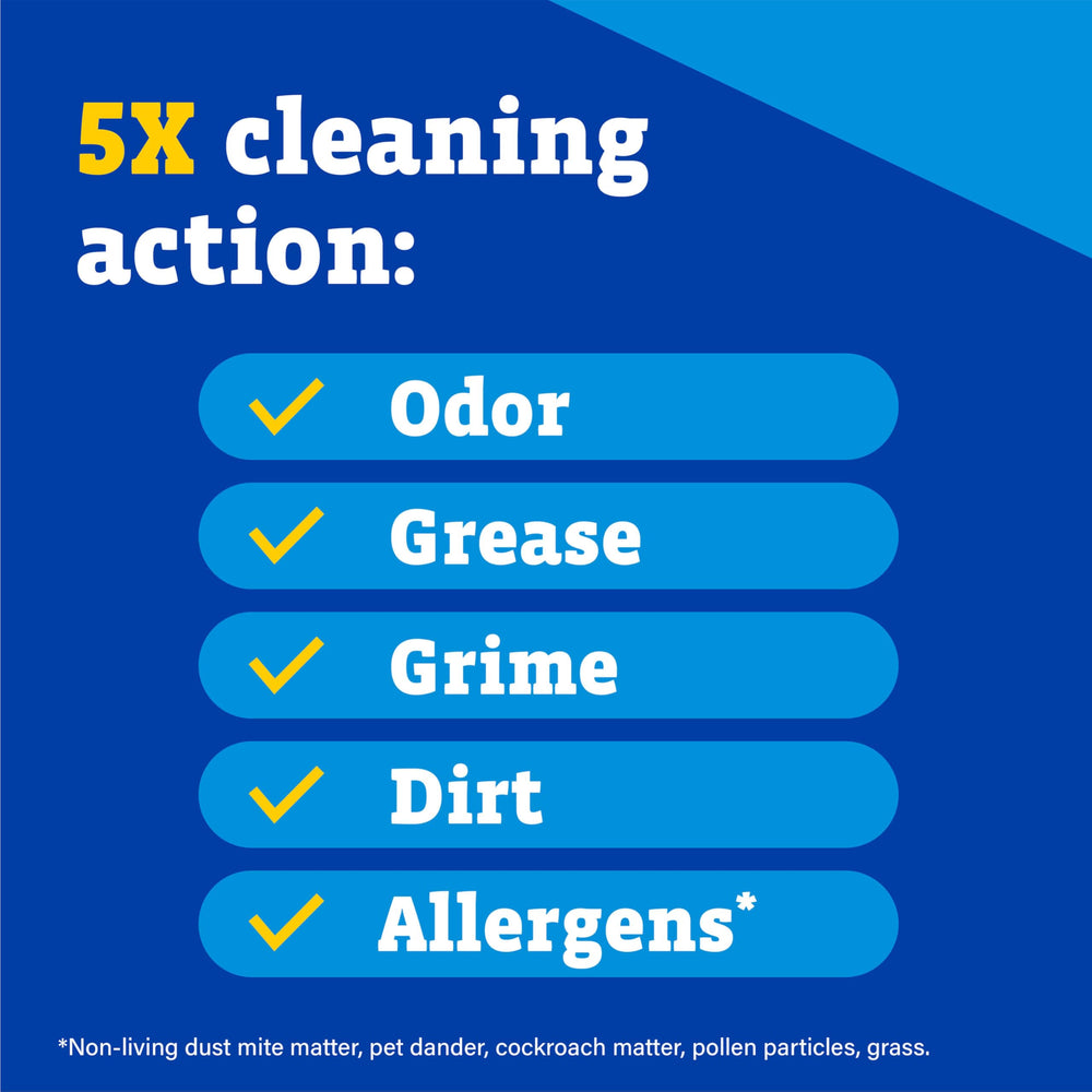 Spray bottle application shows versatile multi-surface cleaning in offices and kitchens