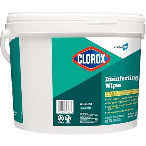 CloroxPro wipes suitable for phones, keyboards, and mice.