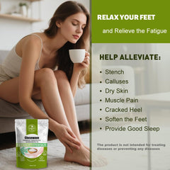 Closewave natural ingredients Tea Tree, Rosemary, and Mint create a calming foot soak.
