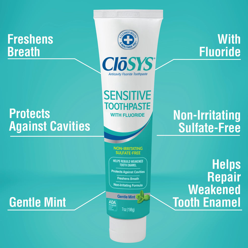 CloSYS Enamel Protection toothpaste demonstrates strengthened enamel during daily use.