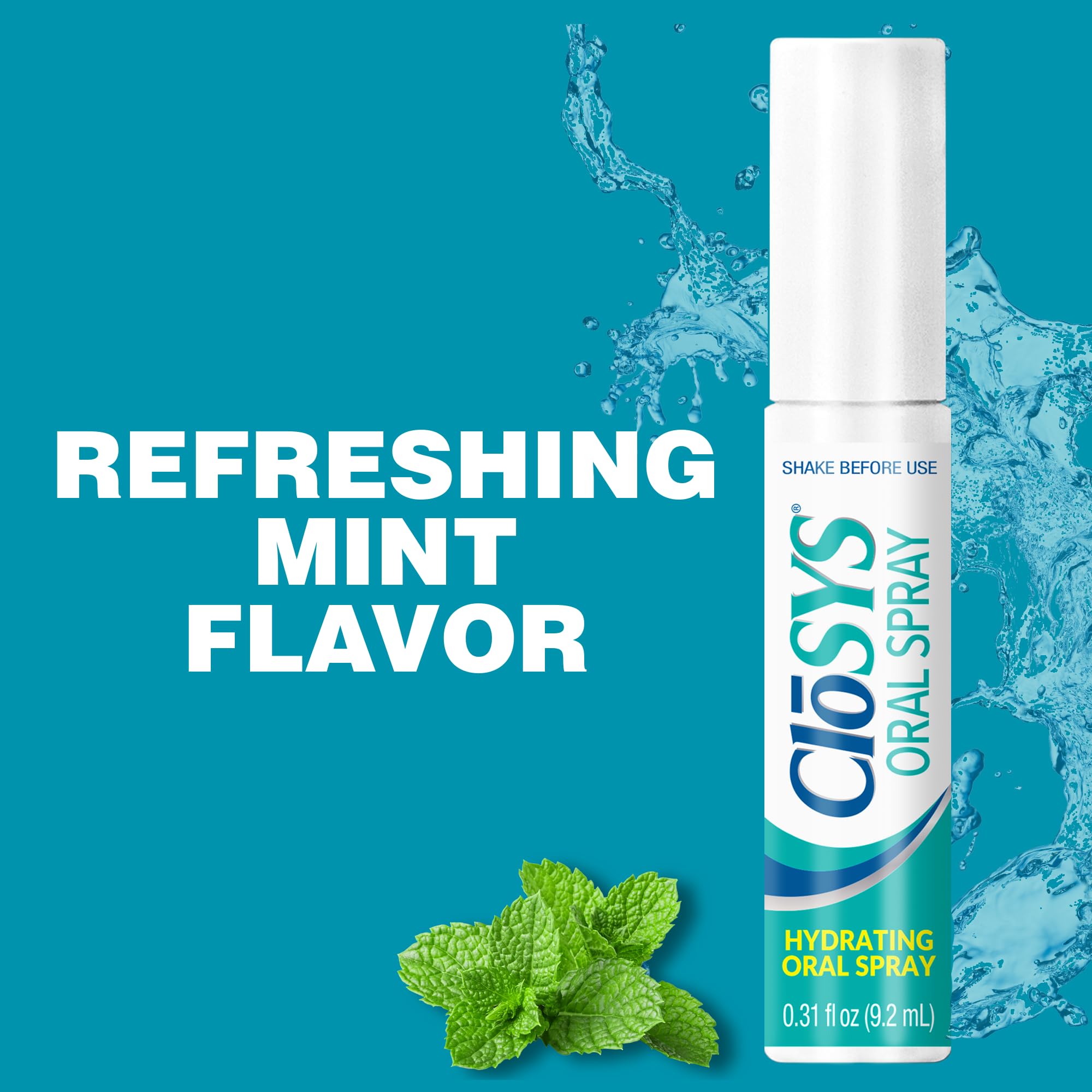 CloSYS non-aerosol pump design enables easy, controlled application.