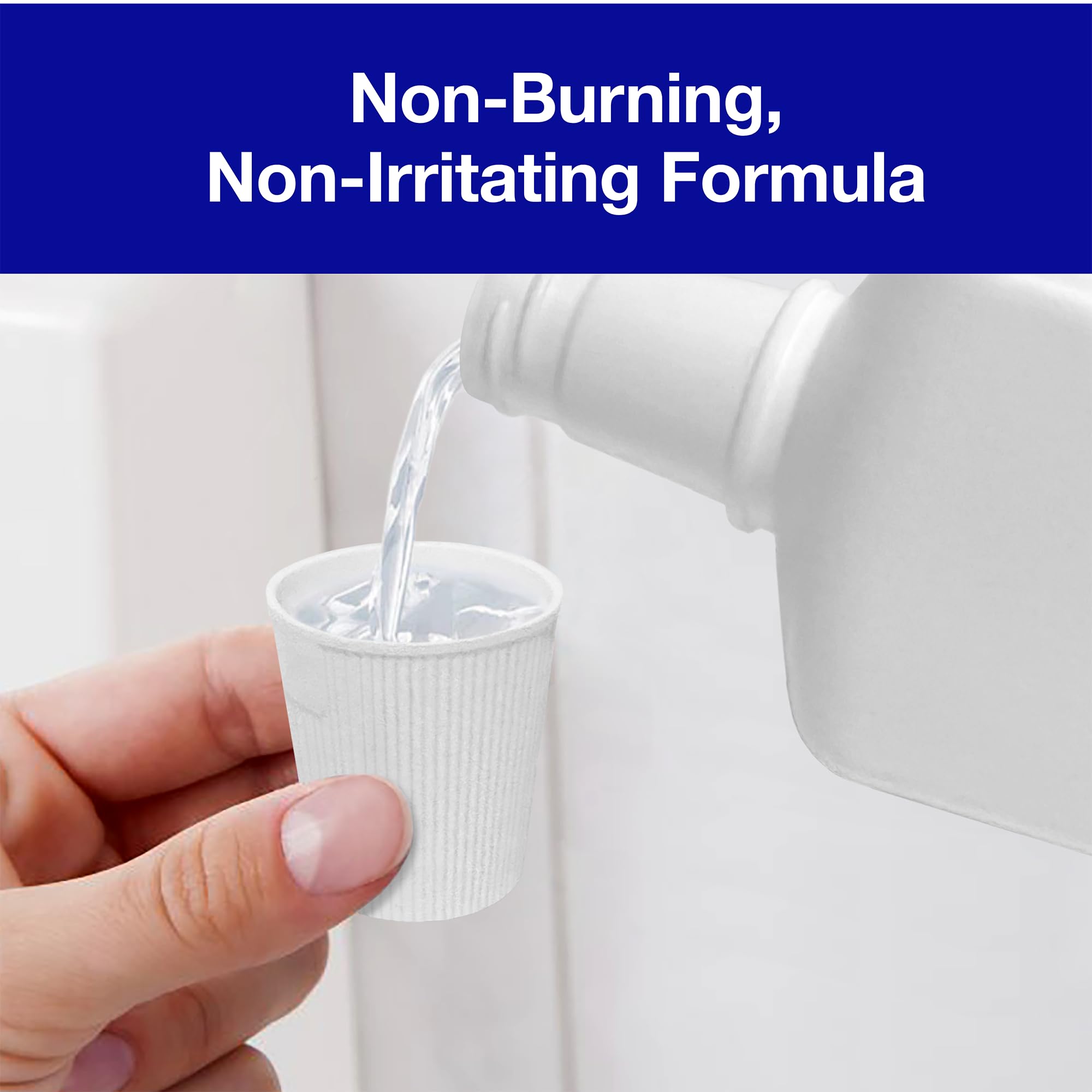 CloSYS non-burning formula label emphasizing gentle ingredients