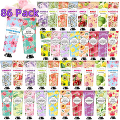 Clothes of Skin 86-pack hand cream set with varied fragrances for daily use.