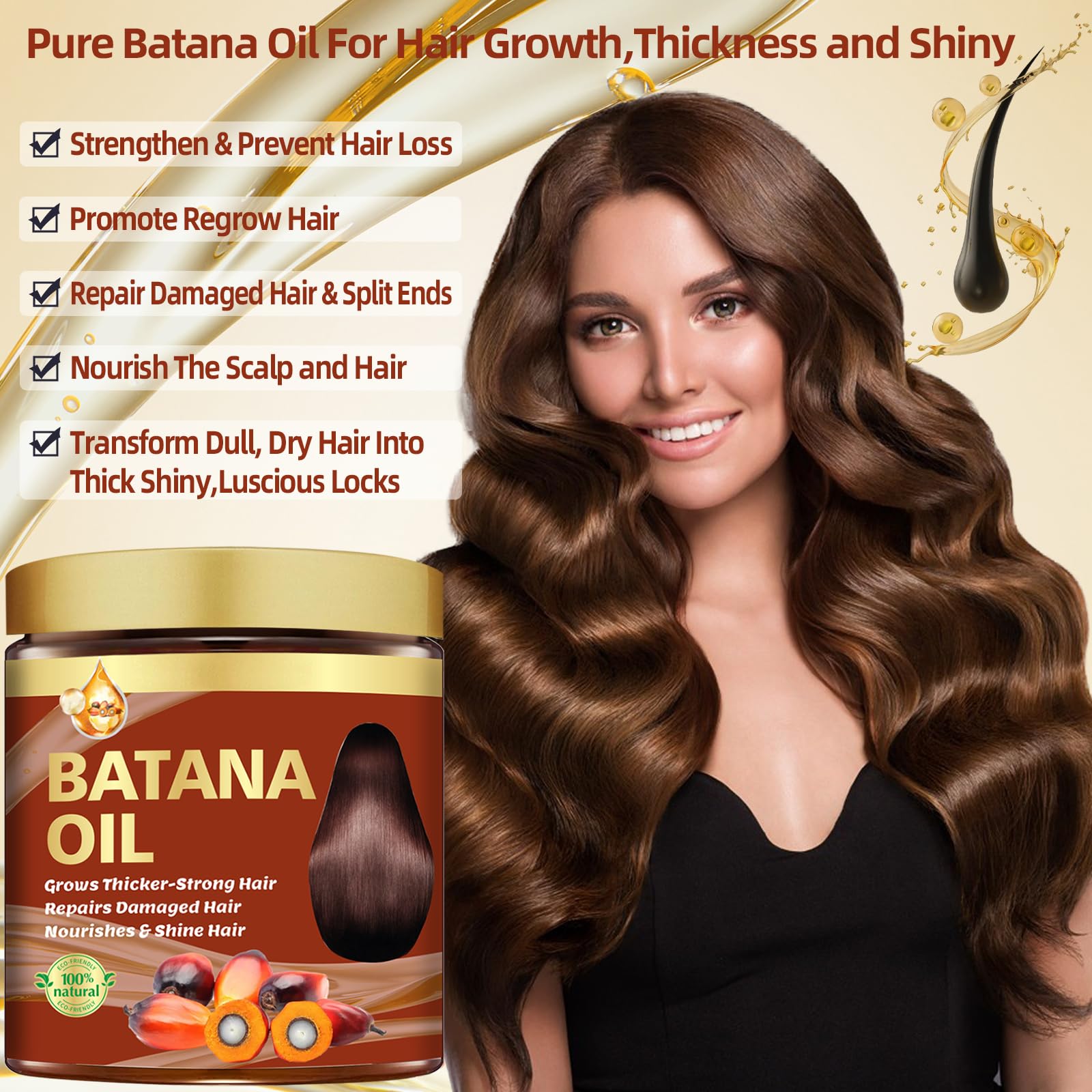 CLOTHES OF SKIN batana oil hair mask texture close-up shows richness.