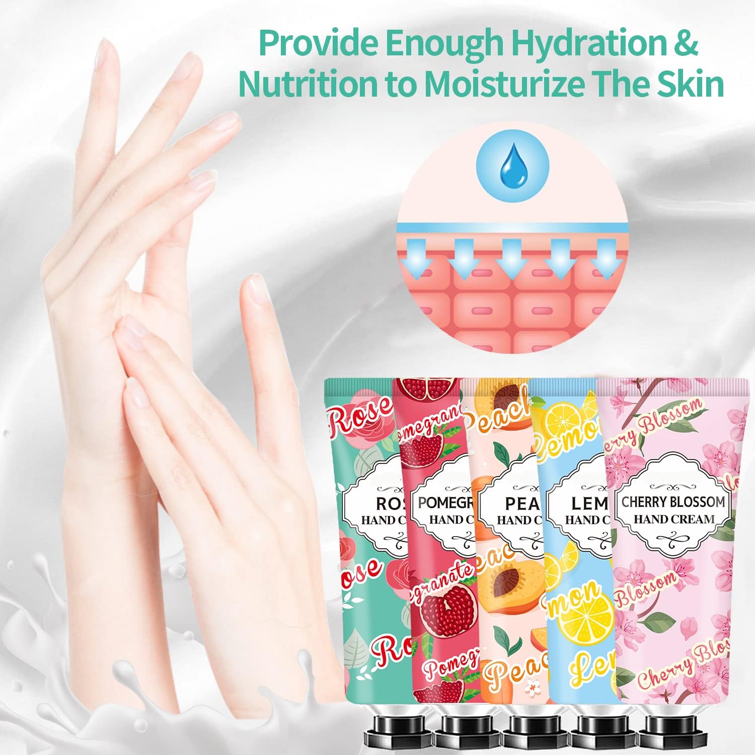 Shea butter, aloe, and vitamin E in Clothes of Skin hand creams for nourishing care.