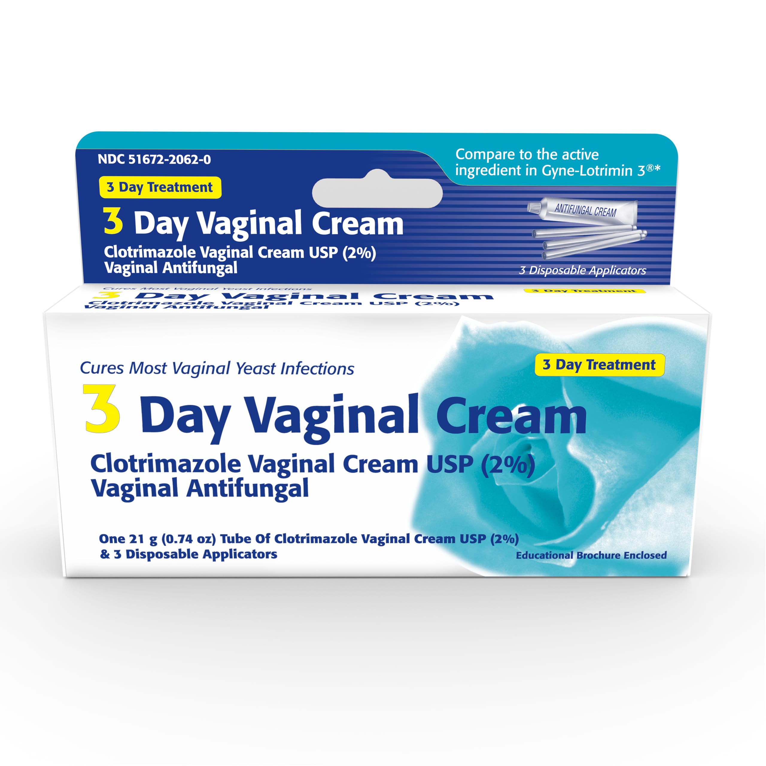 Clotrimazole 3-Day Cream travel-ready packaging for discreet storage