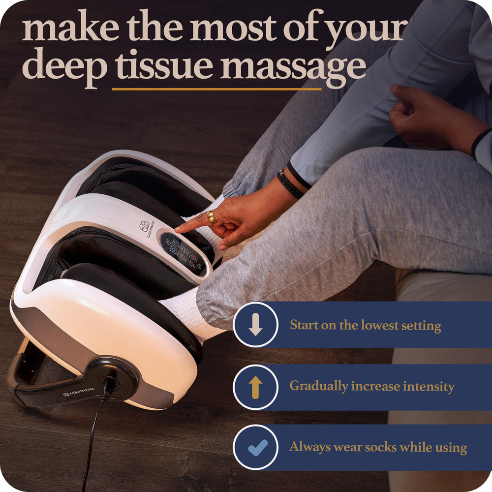 Cloud Massage athlete recovery scene illustrates post-workout relaxation.