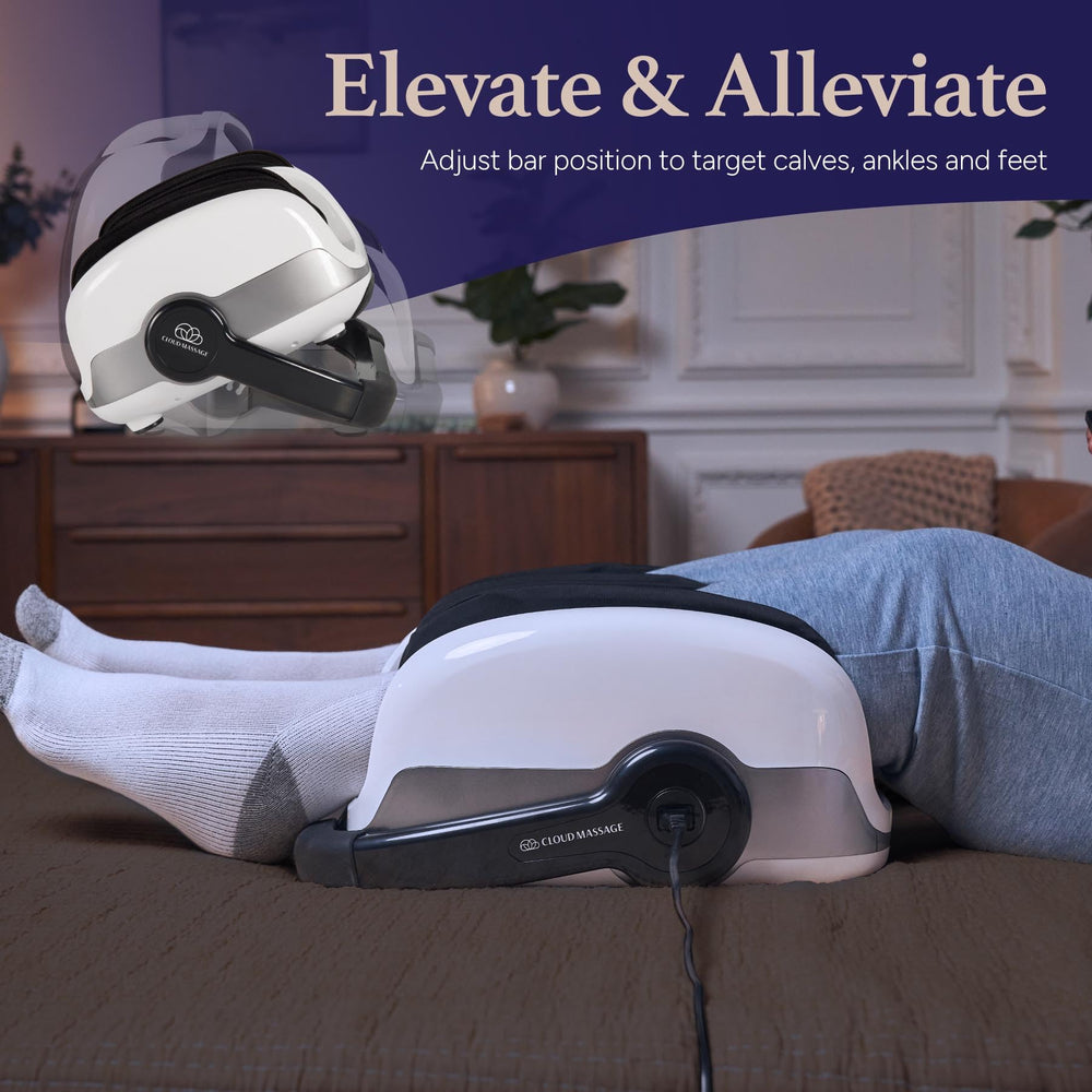 Cloud Massage circulation benefit visual shows gentle support for foot comfort.