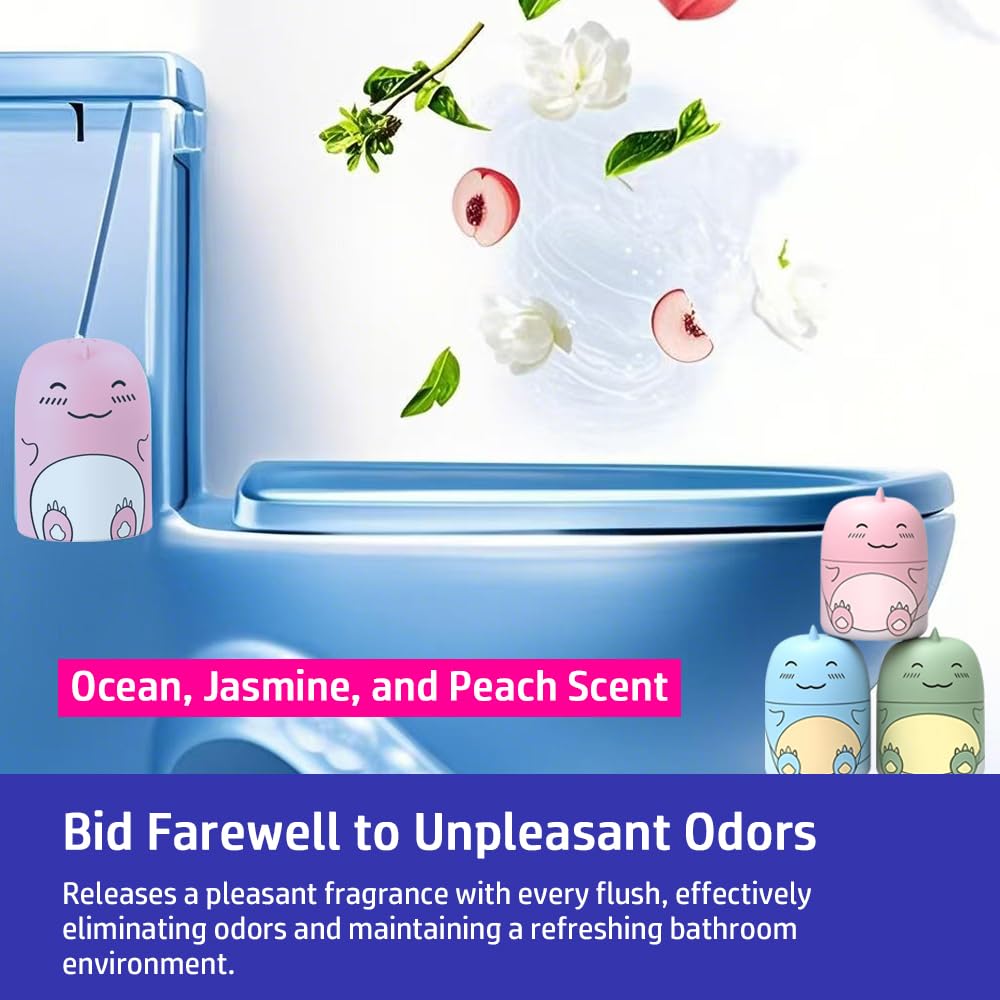 CloudMades dinosaur bottle Peach scent adds a bright aroma during cleaning.