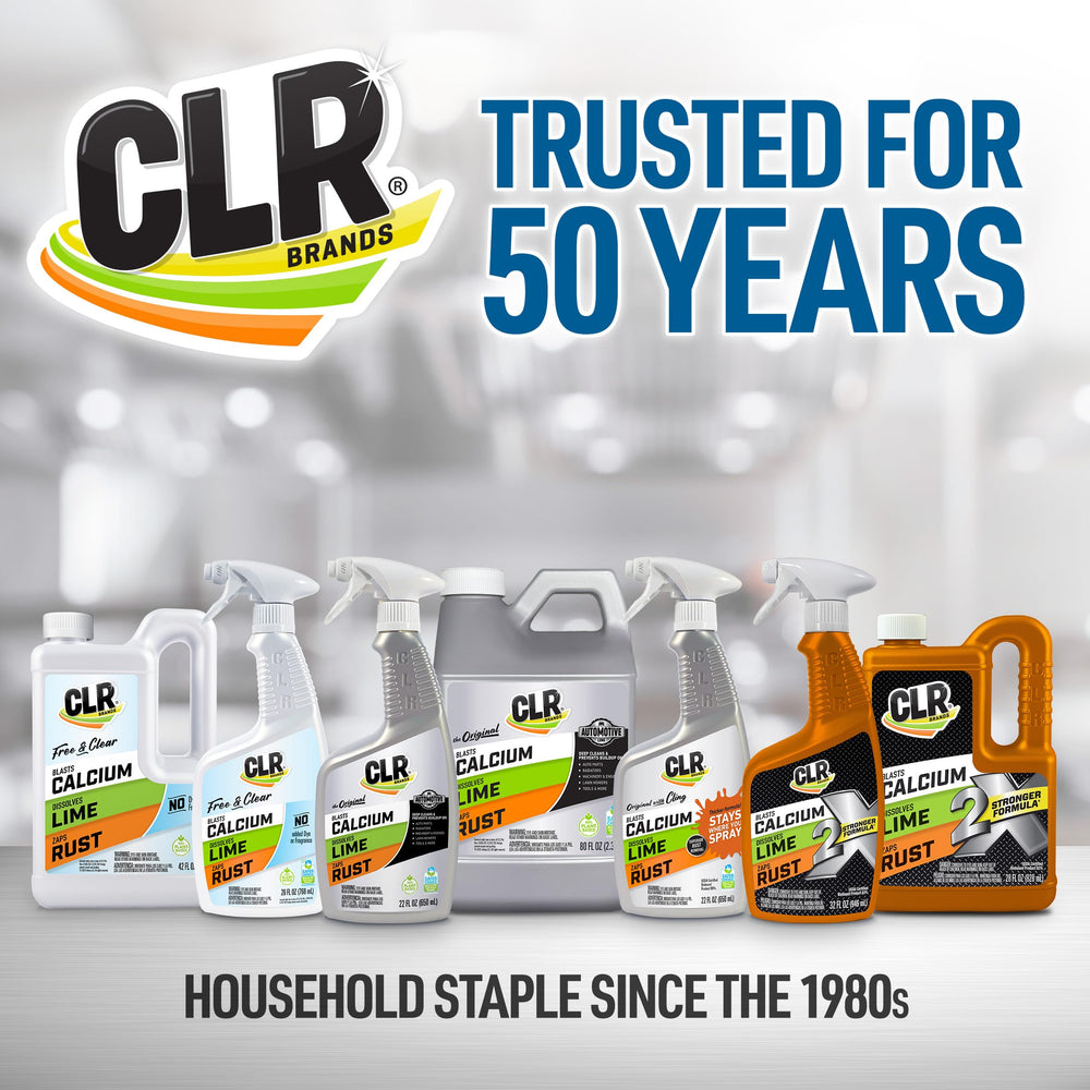 CLR 2X packaging highlights lactic acid-based formula benefits.