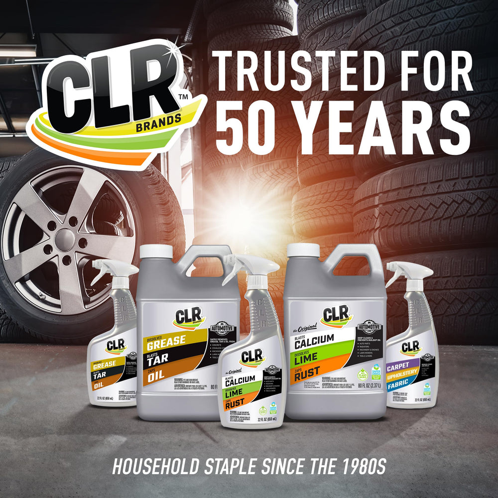 CLR 80 oz bottle with measurement marks for easy use
