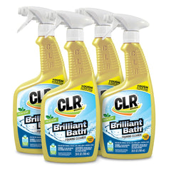 CLR Brilliant Bath foaming cleaner spray bottle ready to tackle soap scum.