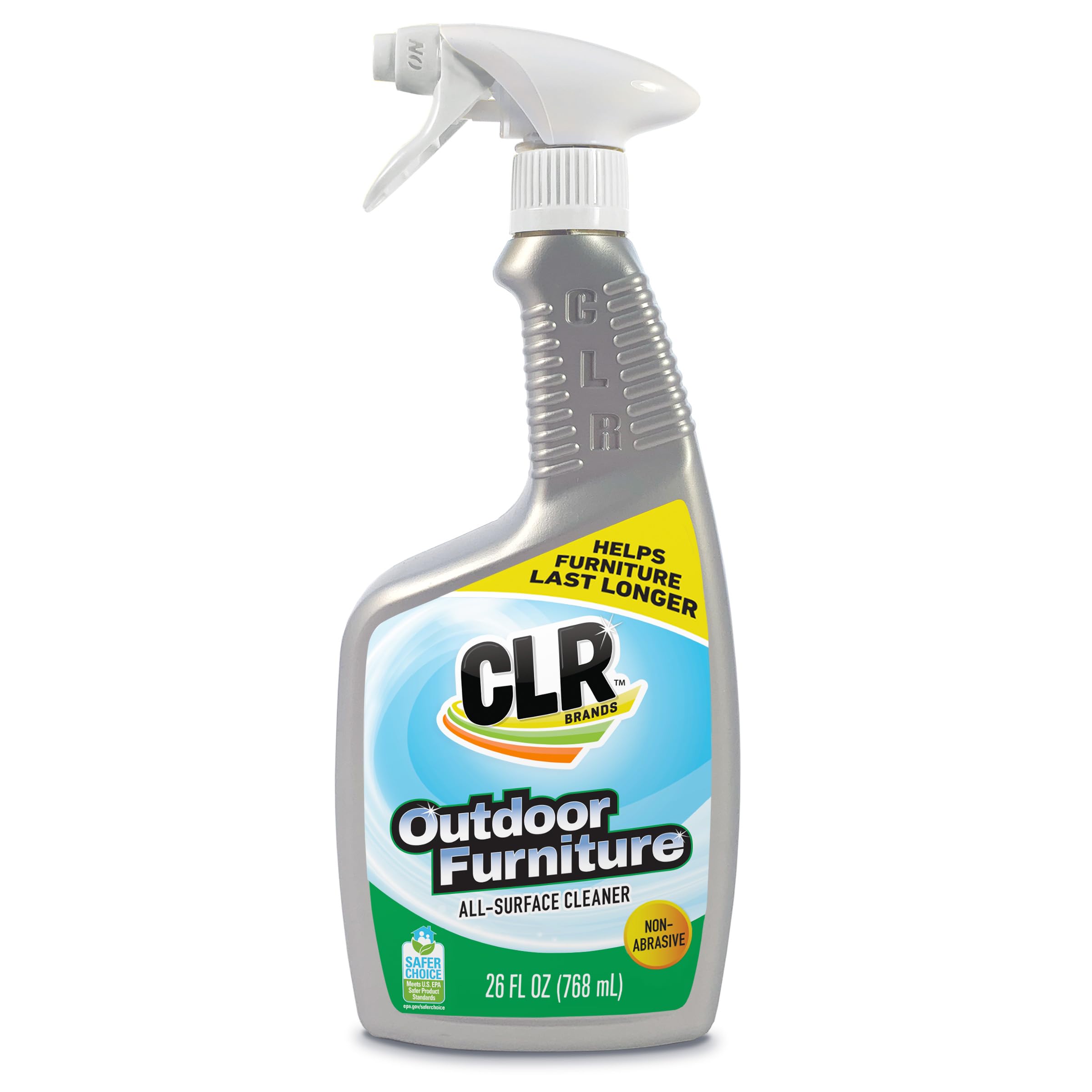 CLR Outdoor Furniture Cleaner 26oz spray bottle for versatile outdoor cleaning