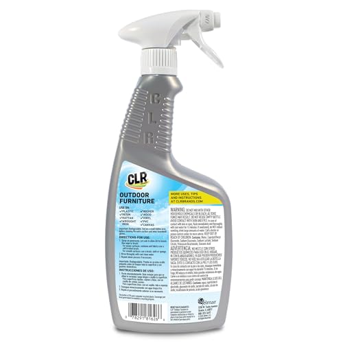 CLR Outdoor Furniture Cleaner is pet-friendly while cleaning outdoors