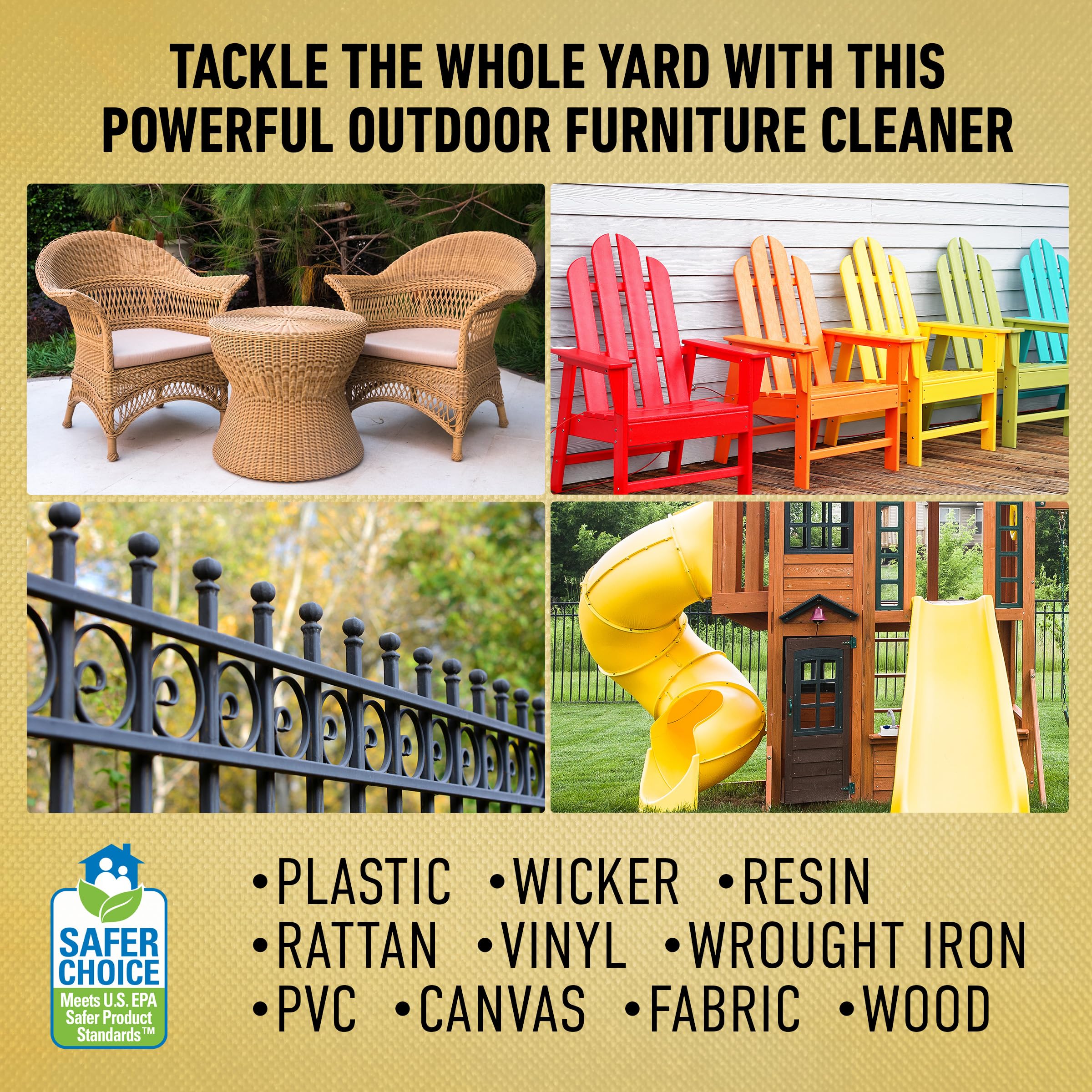 CLR cleaner refreshing wicker and rattan outdoor pieces