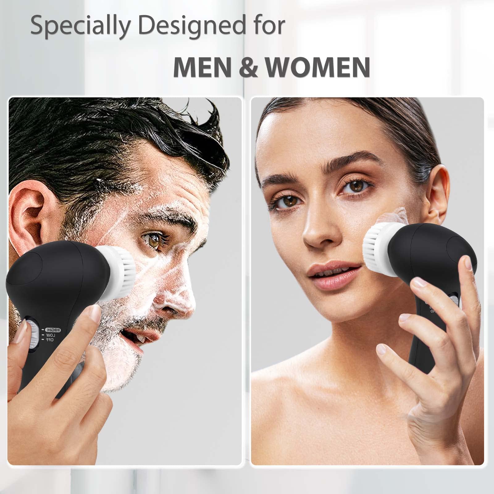 CLSEVXY deep pore cleansing head targets impurities for a refreshed complexion.