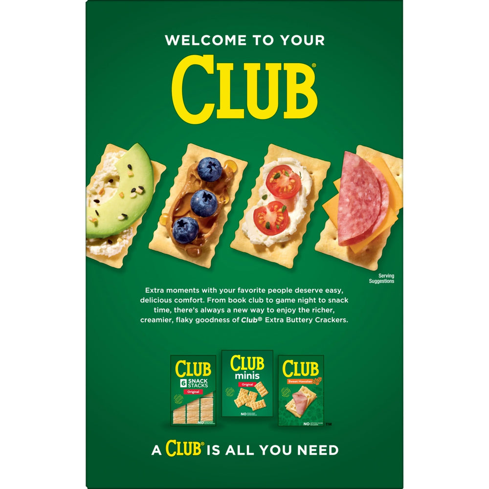 Club Crackers Extra Buttery as a kid-friendly snack option.