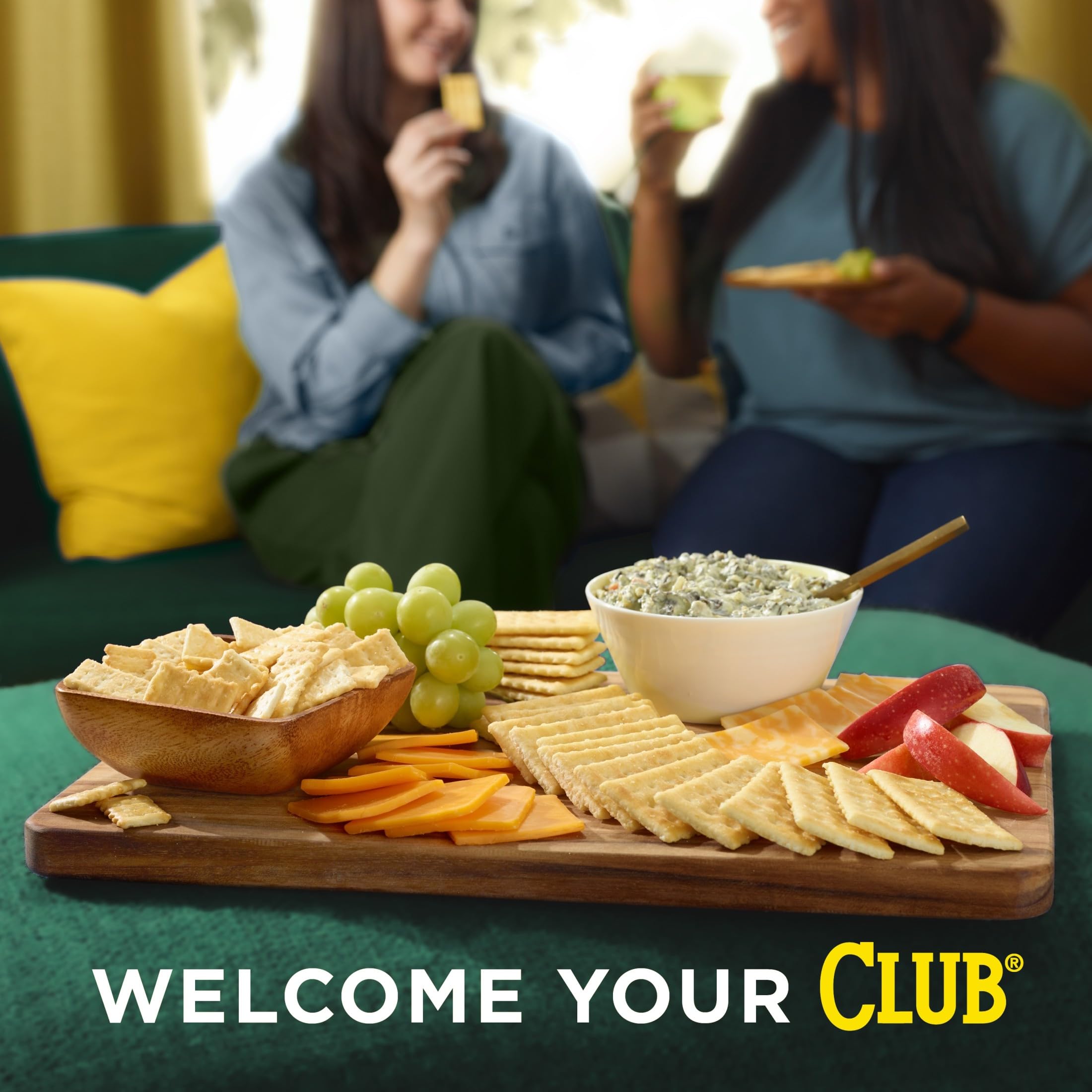 Club Crackers Extra Buttery lunch snack on the go, convenient for busy days.