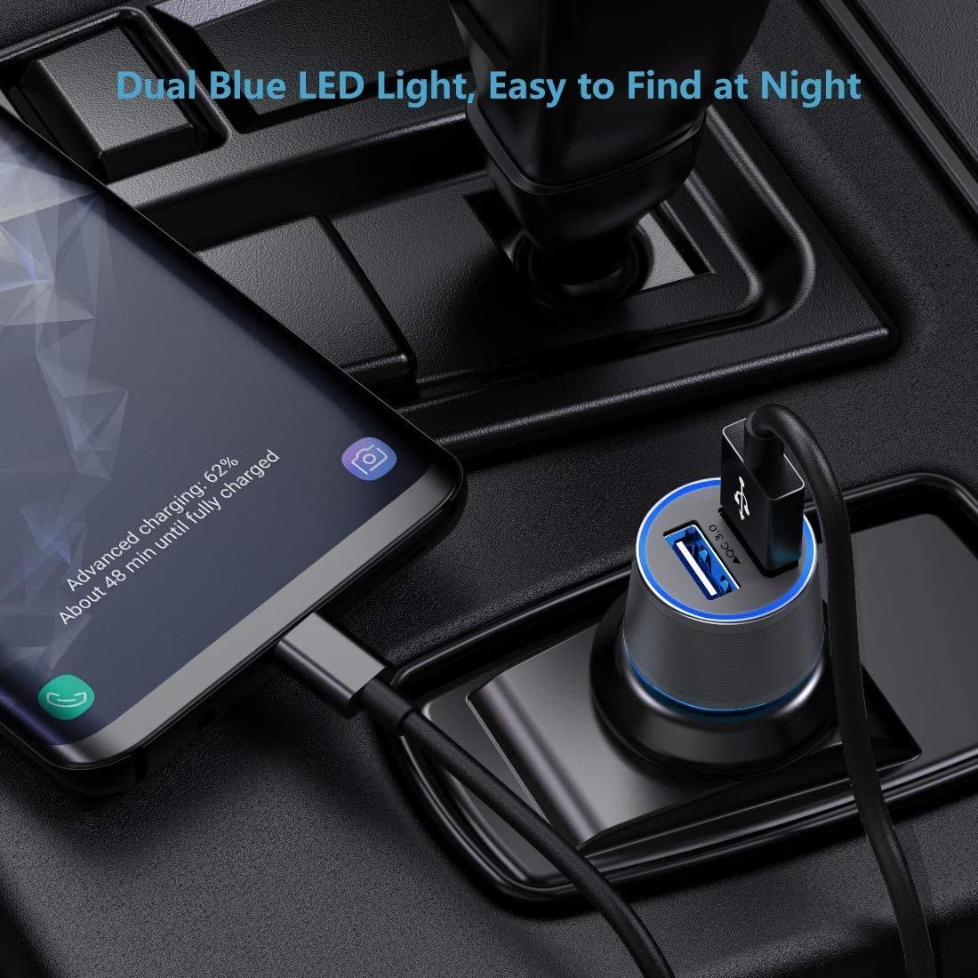 Cluvox compact car charger fits most vehicles' outlets