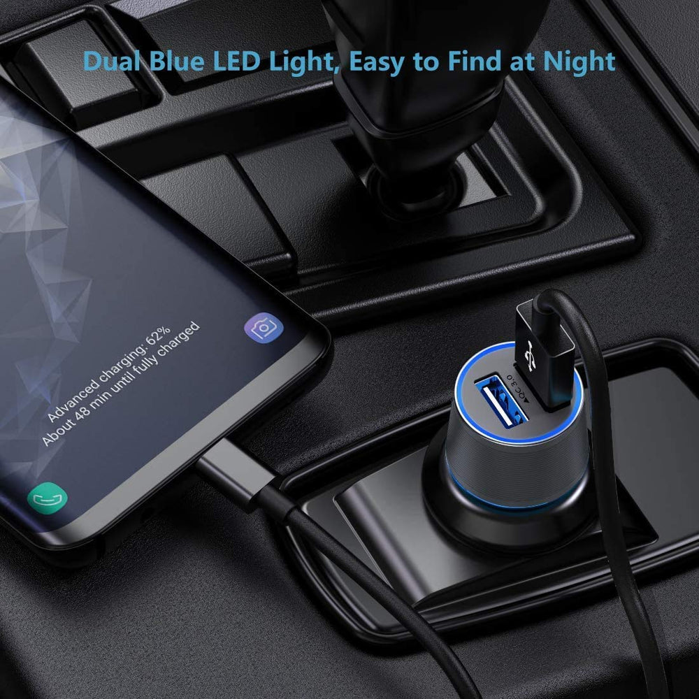 Cluvox compact car charger fits most vehicles' outlets