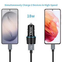 Cluvox 3.3 ft USB-C cable for convenient on-the-road charging