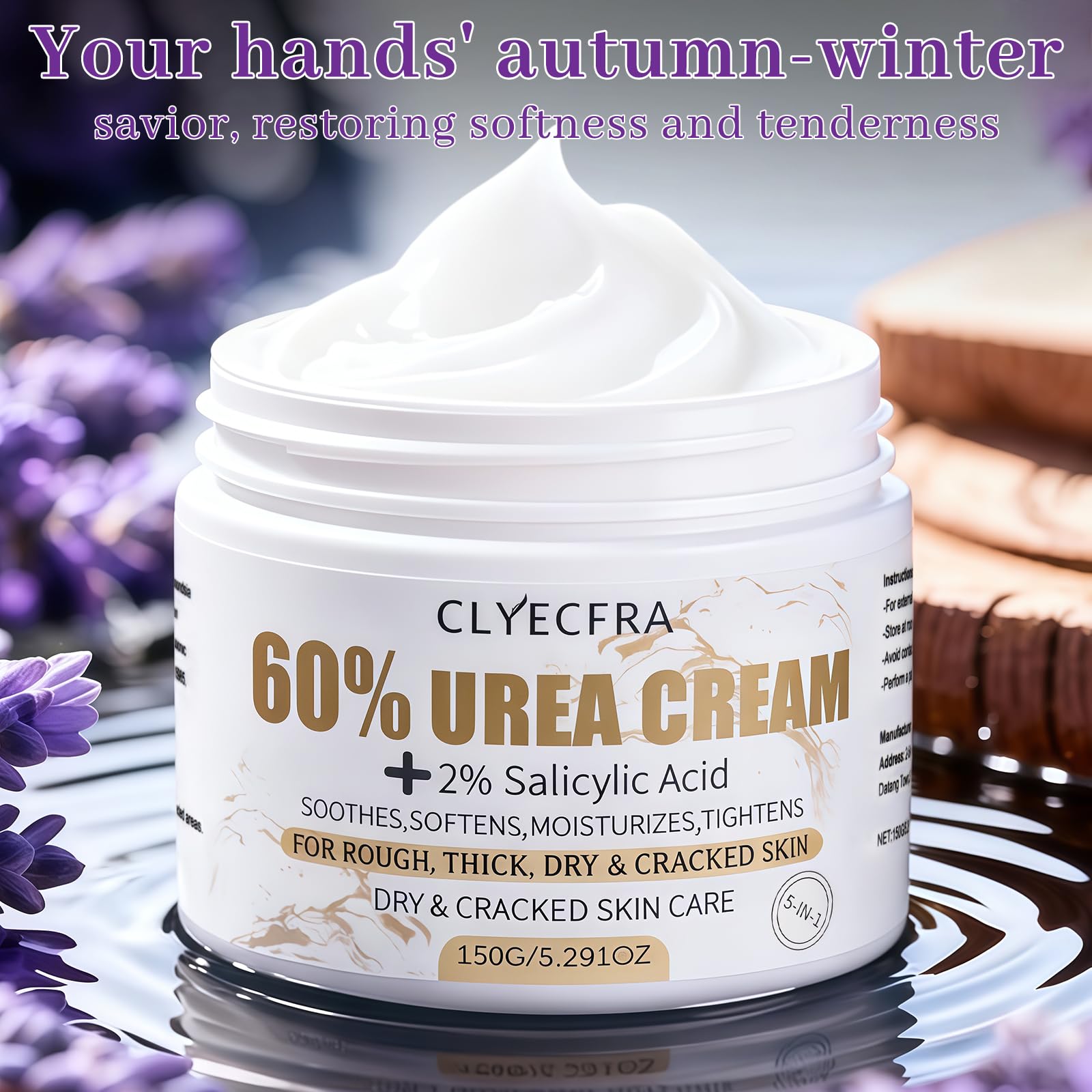 150g jar packaging for easy daily use with Clyecfra.