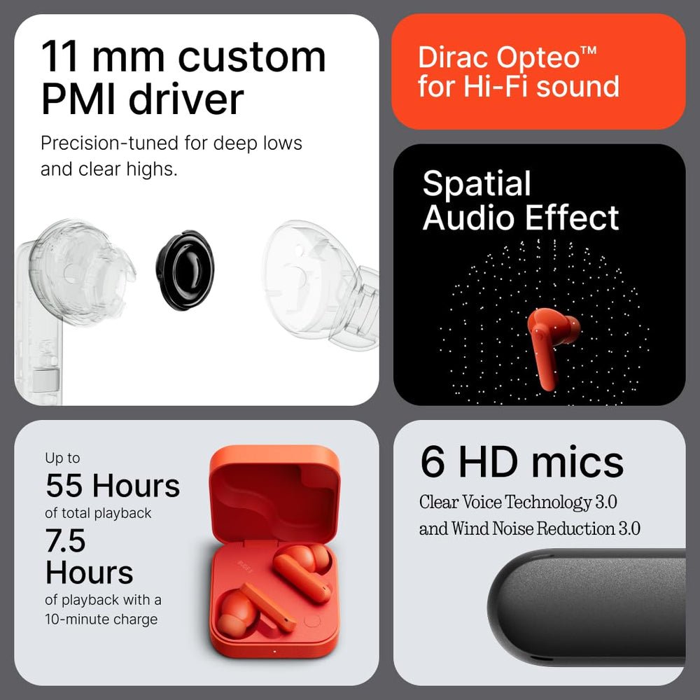 CMF Buds 2 charging case open ready for quick access and placement.