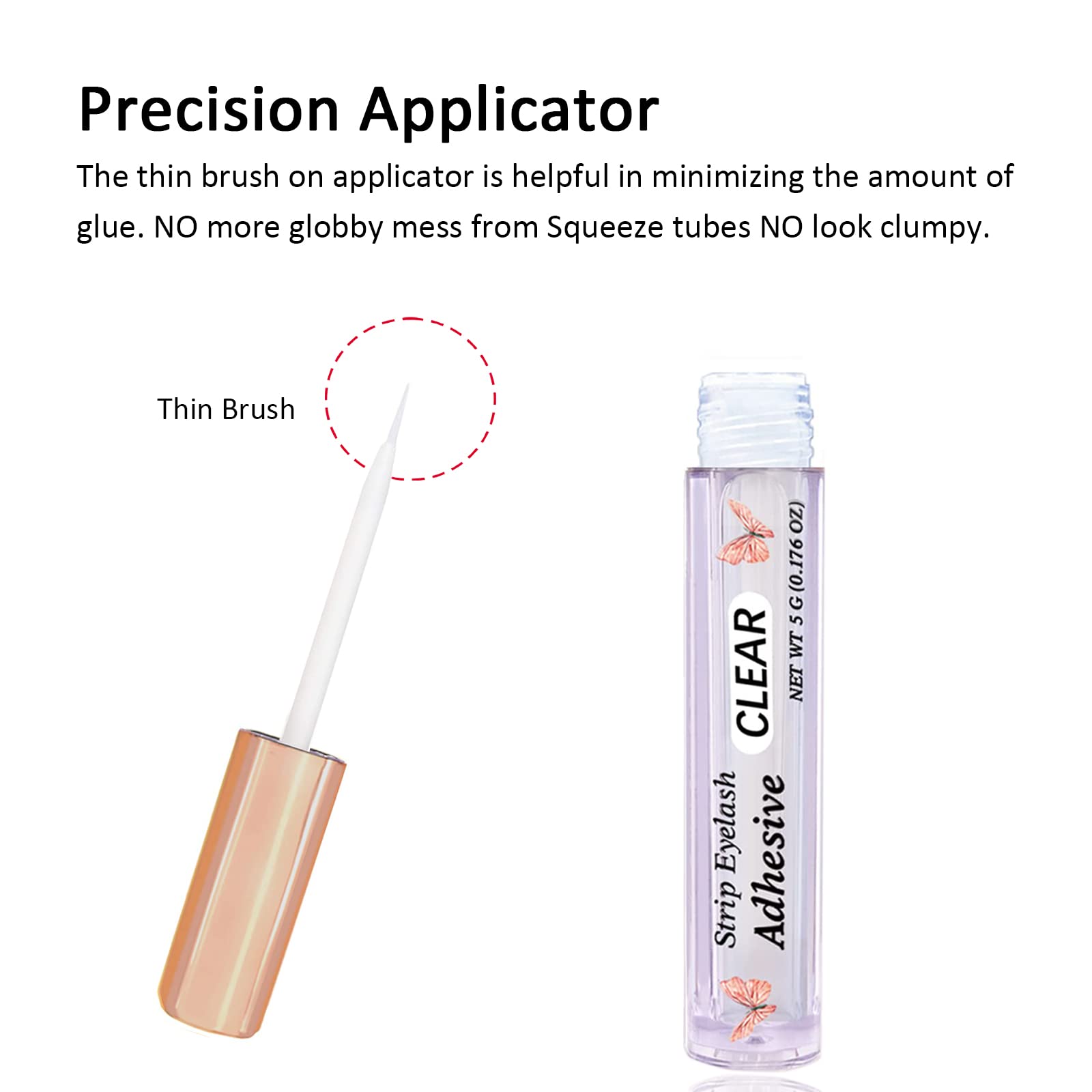 CMNRO lash adhesive is safe for mink and silk lashes.