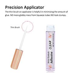 CMNRO lash adhesive is safe for mink and silk lashes.