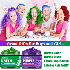 CMWGKBC four colors hair color blue applied for a quick color pop