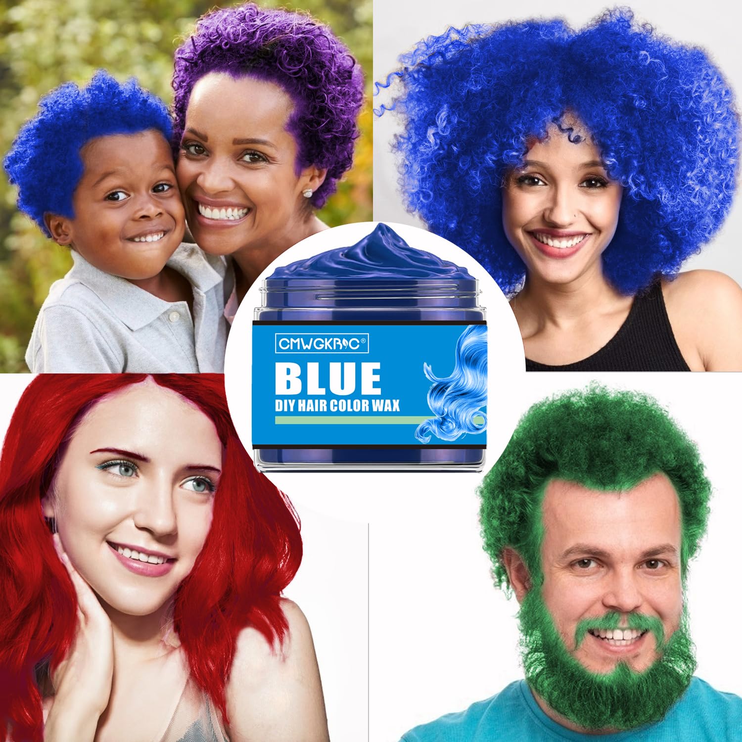CMWGKBC hair color wax with natural plant extracts for gentle coloring