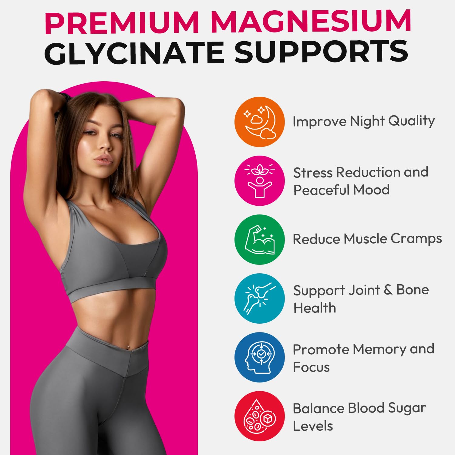 cnfhdi magnesium glycinate gummies with CoQ10 for daily wellness