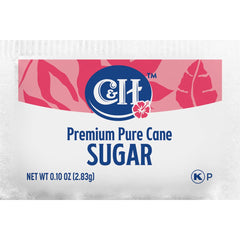 Single-serve packaging reduces contamination risk with C&H sugar packets