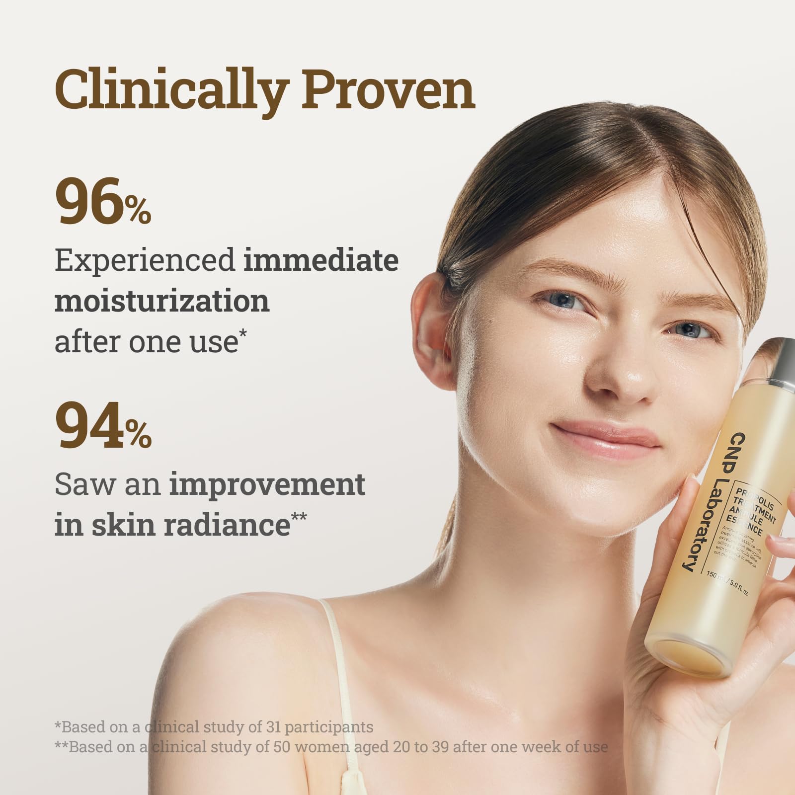 CNP Honey Glow Booster Toner bottle label and branding details