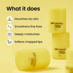 Hygienic dial-container of CNP lip balm for controlled application.