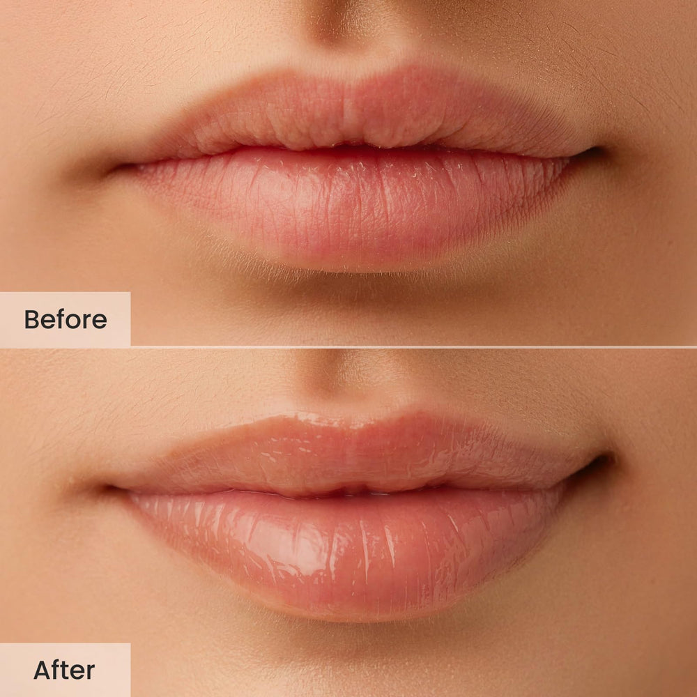 12-hour hydration claim shown as part of CNP lip butter benefits.