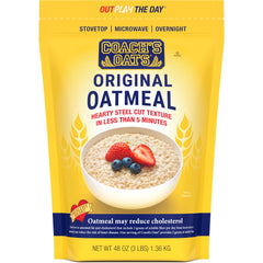 Coach's Oats cracked-n-toasted oats in a bowl for a hearty breakfast.