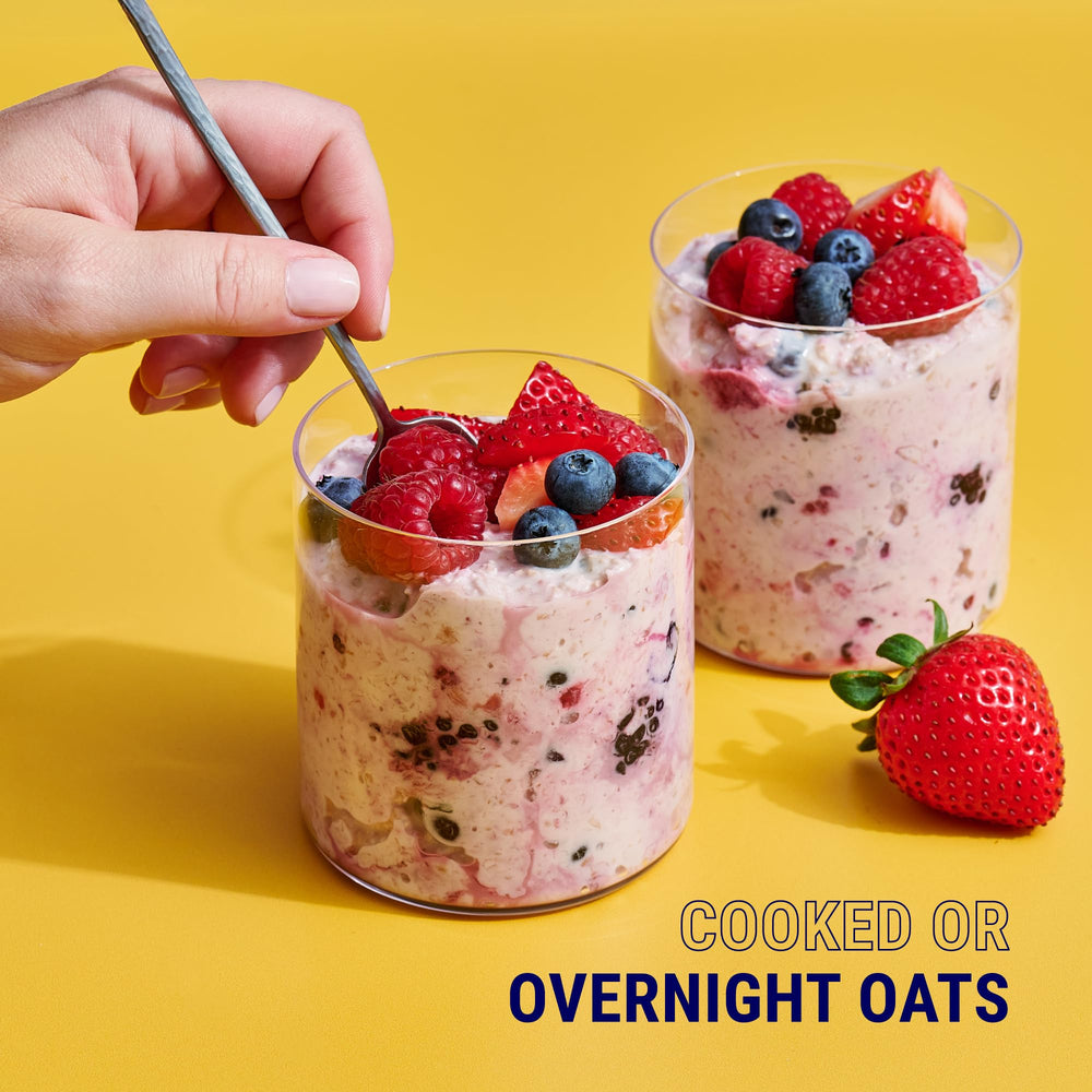 COACH'S OATS Stovetop oatmeal simmering in a pot for warm, comforting bowls.