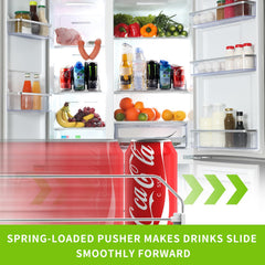 Coanto soda can dispenser front view shows streamlined, space-saving design.