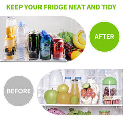 Coanto can dispenser side view highlights compact footprint for tight shelves.
