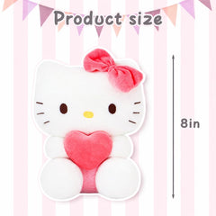 COAQAC heart-shaped plush toy close-up, adorable decor for nurseries and play areas.
