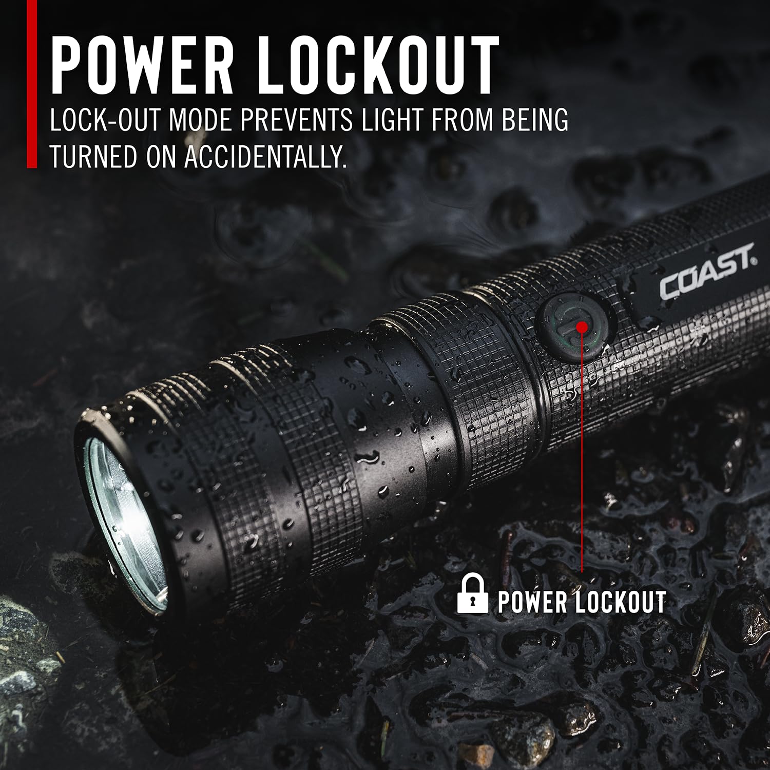 Coast G60R high mode shines at distance.
