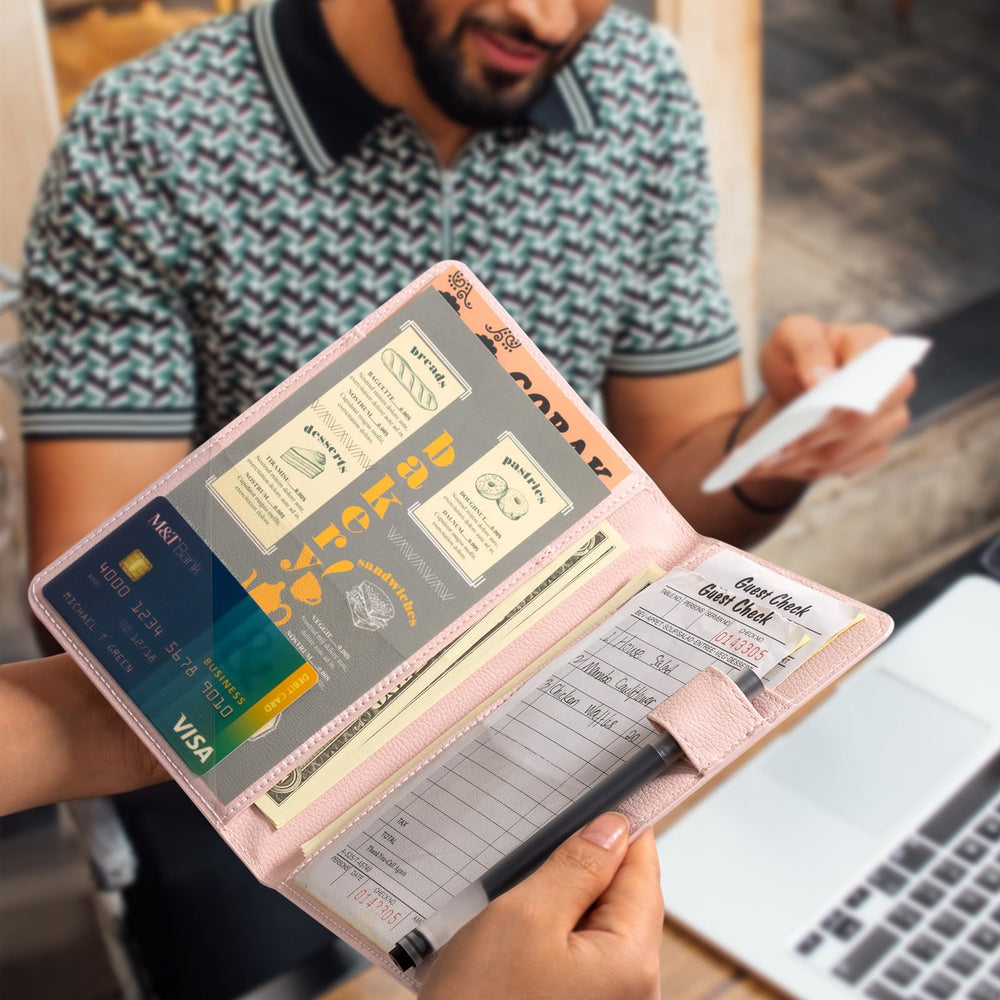 CoBak Server Book on-the-go keeps essentials secure during service.