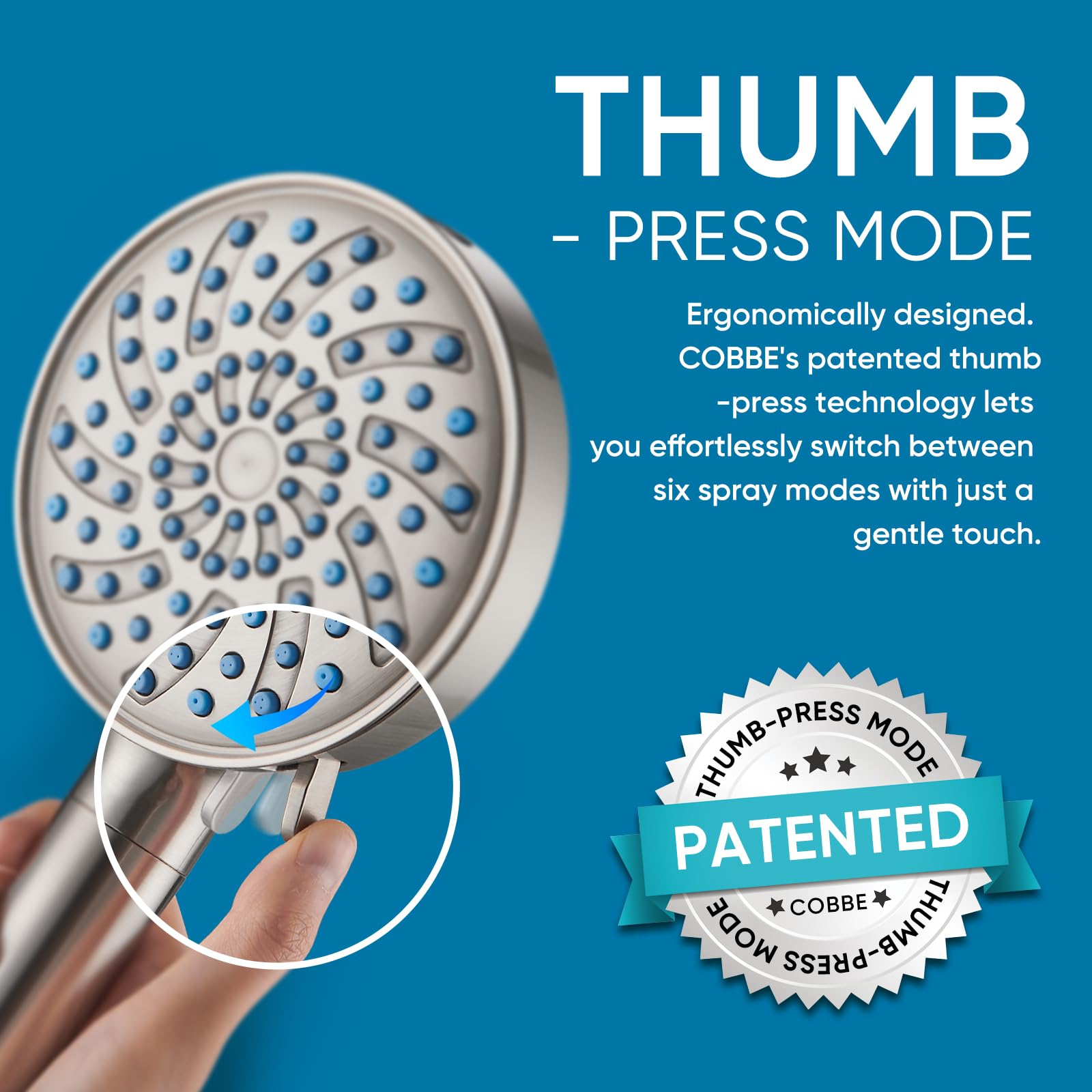 Cobbe paddle shift design allows quick mode changes.