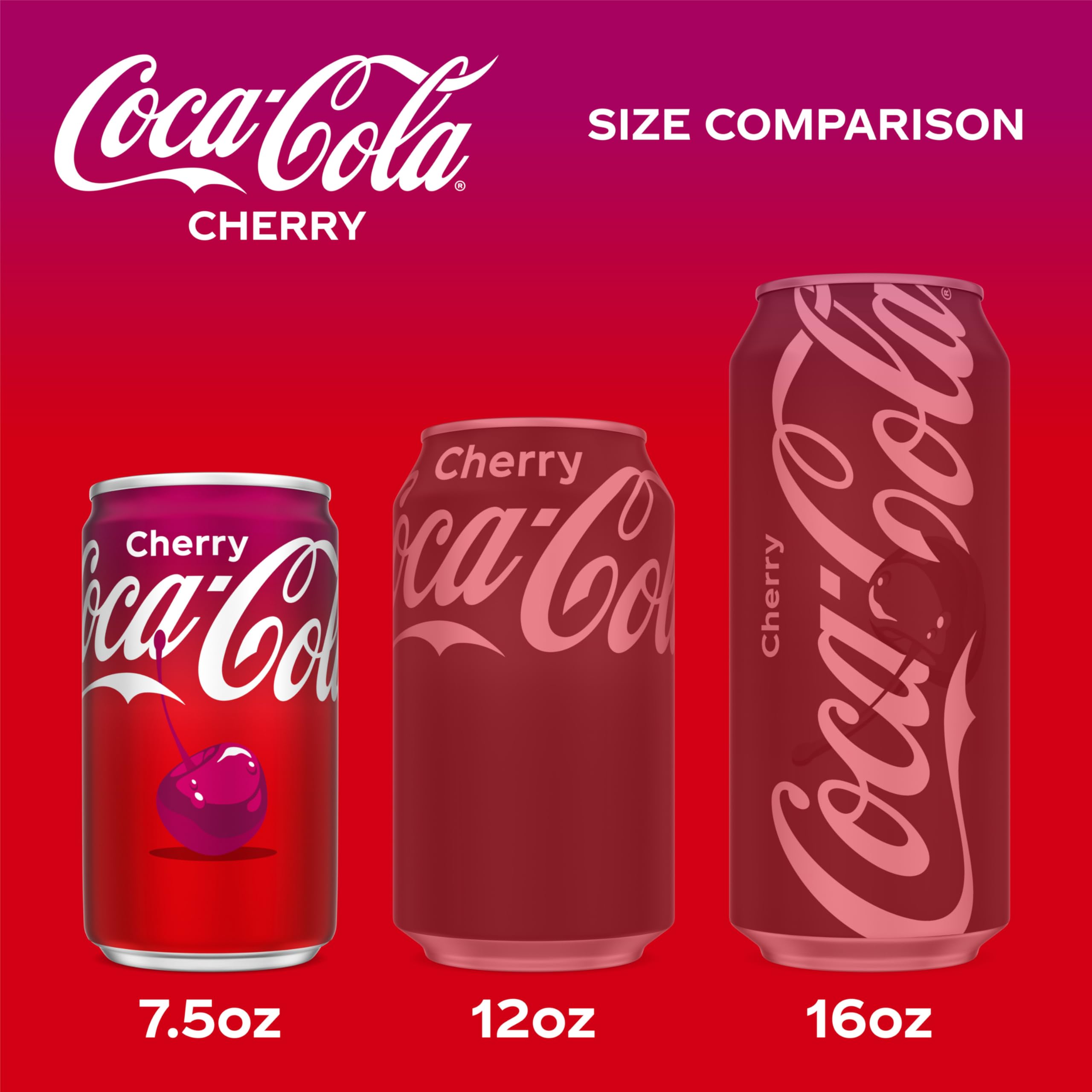 Coca-Cola Cherry can summer refresh for outdoor enjoyment.