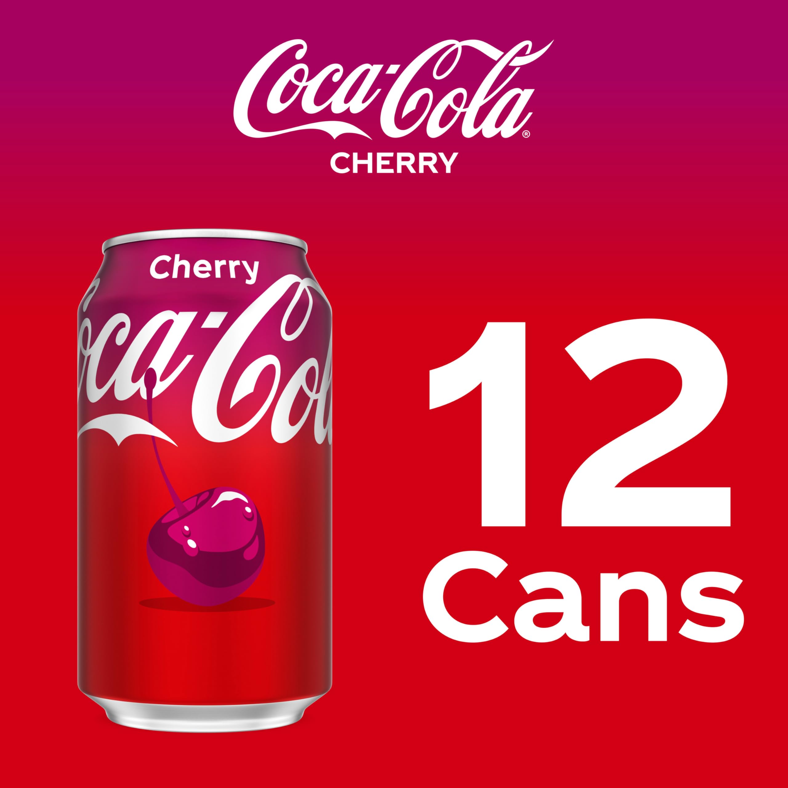 On-the-go Coca-Cola Cherry Coke can for quick refreshment.