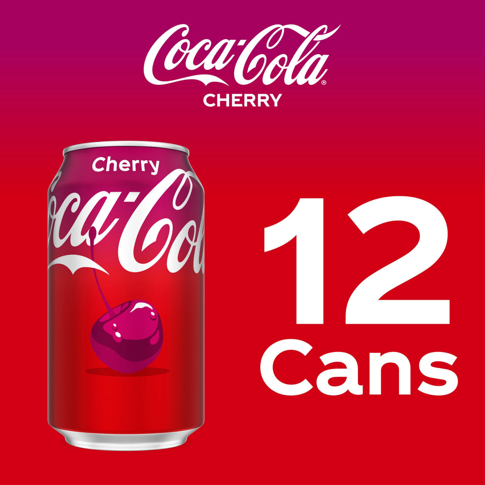 On-the-go Coca-Cola Cherry Coke can for quick refreshment.